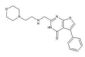 2-[(2-morpholinoethylamino)methyl]-5-phenyl-3H-thieno[2,3-d]pyrimidin-4-one