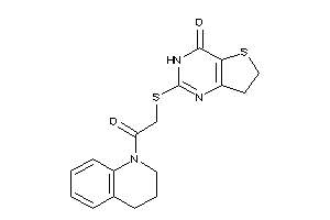 2-[[2-(3,4-dihydro-2H-quinolin-1-yl)-2-keto-ethyl]thio]-6,7-dihydro-3H-thieno[3,2-d]pyrimidin-4-one