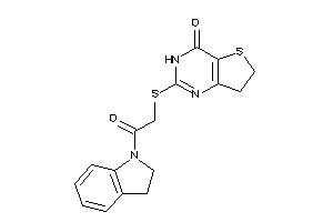 2-[(2-indolin-1-yl-2-keto-ethyl)thio]-6,7-dihydro-3H-thieno[3,2-d]pyrimidin-4-one
