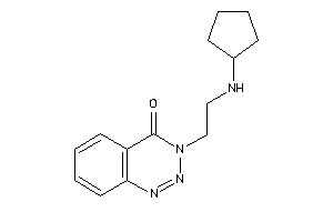 3-[2-(cyclopentylamino)ethyl]-1,2,3-benzotriazin-4-one