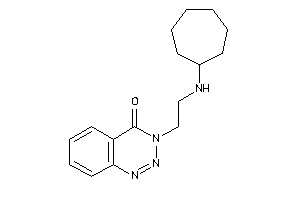 3-[2-(cycloheptylamino)ethyl]-1,2,3-benzotriazin-4-one