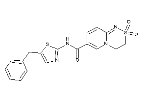 N-(5-benzylthiazol-2-yl)-2,2-diketo-3,4-dihydropyrido[2,1-c][1,2,4]thiadiazine-7-carboxamide