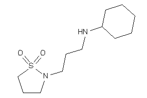 Cyclohexyl-[3-(1,1-diketo-1,2-thiazolidin-2-yl)propyl]amine