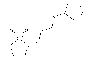 Image of Cyclopentyl-[3-(1,1-diketo-1,2-thiazolidin-2-yl)propyl]amine