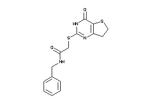Image of N-benzyl-2-[(4-keto-6,7-dihydro-3H-thieno[3,2-d]pyrimidin-2-yl)thio]acetamide