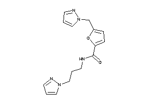 5-(pyrazol-1-ylmethyl)-N-(3-pyrazol-1-ylpropyl)-2-furamide