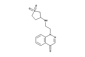 1-[2-[(1,1-diketothiolan-3-yl)amino]ethyl]cinnolin-4-one