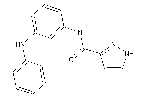 N-(3-anilinophenyl)-1H-pyrazole-3-carboxamide