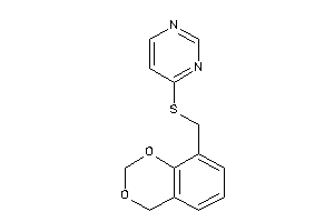 4-(4H-1,3-benzodioxin-8-ylmethylthio)pyrimidine