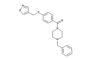 (4-benzylpiperazino)-[4-(isoxazol-4-ylmethoxy)phenyl]methanone