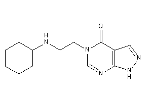 5-[2-(cyclohexylamino)ethyl]-1H-pyrazolo[3,4-d]pyrimidin-4-one