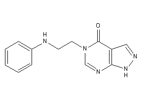 5-(2-anilinoethyl)-1H-pyrazolo[3,4-d]pyrimidin-4-one