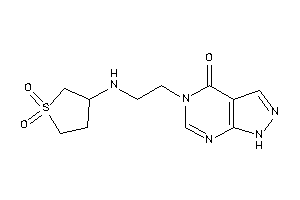 5-[2-[(1,1-diketothiolan-3-yl)amino]ethyl]-1H-pyrazolo[3,4-d]pyrimidin-4-one