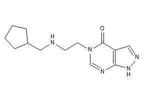 5-[2-(cyclopentylmethylamino)ethyl]-1H-pyrazolo[3,4-d]pyrimidin-4-one