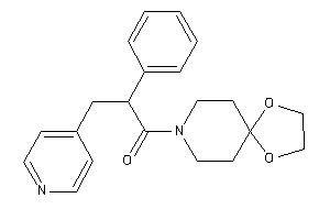 1-(1,4-dioxa-8-azaspiro[4.5]decan-8-yl)-2-phenyl-3-(4-pyridyl)propan-1-one