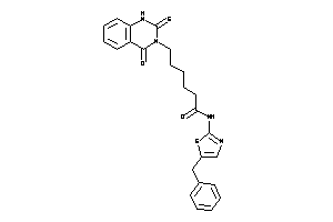 N-(5-benzylthiazol-2-yl)-6-(4-keto-2-thioxo-1H-quinazolin-3-yl)hexanamide