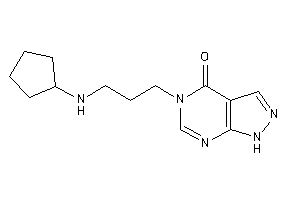 5-[3-(cyclopentylamino)propyl]-1H-pyrazolo[3,4-d]pyrimidin-4-one