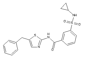 N-(5-benzylthiazol-2-yl)-3-(cyclopropylsulfamoyl)benzamide