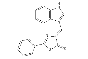 4-(1H-indol-3-ylmethylene)-2-phenyl-2-oxazolin-5-one