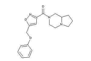 Image of 3,4,6,7,8,8a-hexahydro-1H-pyrrolo[1,2-a]pyrazin-2-yl-[5-(phenoxymethyl)isoxazol-3-yl]methanone