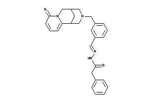 N-[[3-[(ketoBLAHyl)methyl]benzylidene]amino]-2-phenyl-acetamide