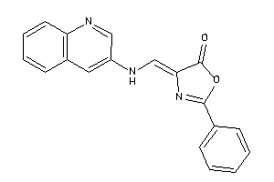 2-phenyl-4-[(3-quinolylamino)methylene]-2-oxazolin-5-one