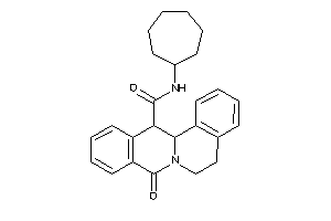 Image of N-cycloheptyl-8-keto-5,6,13,13a-tetrahydroisoquinolino[3,2-a]isoquinoline-13-carboxamide