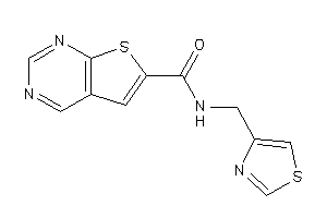 N-(thiazol-4-ylmethyl)thieno[2,3-d]pyrimidine-6-carboxamide