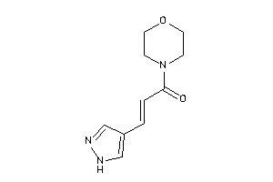 1-morpholino-3-(1H-pyrazol-4-yl)prop-2-en-1-one