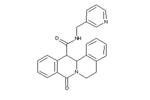 Image of 8-keto-N-(3-pyridylmethyl)-5,6,13,13a-tetrahydroisoquinolino[3,2-a]isoquinoline-13-carboxamide