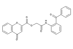 4-ketochromene-2-carboxylic Acid [2-(2-benzoylanilino)-2-keto-ethyl] Ester