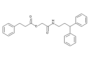 Image of 3-phenylpropionic Acid [2-(3,3-diphenylpropylamino)-2-keto-ethyl] Ester
