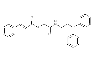 Image of 3-phenylacrylic Acid [2-(3,3-diphenylpropylamino)-2-keto-ethyl] Ester