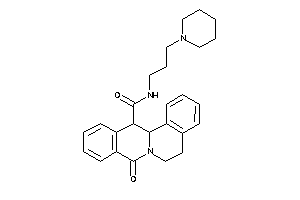 8-keto-N-(3-piperidinopropyl)-5,6,13,13a-tetrahydroisoquinolino[3,2-a]isoquinoline-13-carboxamide