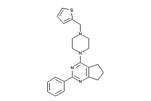 2-phenyl-4-[4-(2-thenyl)piperazino]-6,7-dihydro-5H-cyclopenta[d]pyrimidine