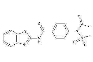 N-(1,3-benzothiazol-2-yl)-4-(1,1,3-triketo-1,2-thiazolidin-2-yl)benzamide