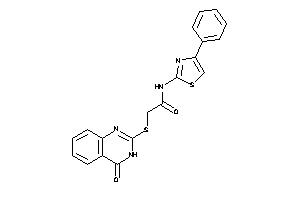 2-[(4-keto-3H-quinazolin-2-yl)thio]-N-(4-phenylthiazol-2-yl)acetamide