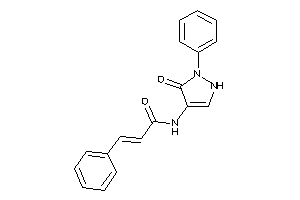 N-(5-keto-1-phenyl-3-pyrazolin-4-yl)-3-phenyl-acrylamide