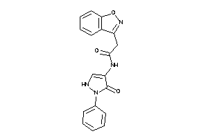 2-indoxazen-3-yl-N-(5-keto-1-phenyl-3-pyrazolin-4-yl)acetamide