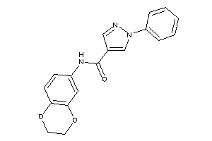 N-(2,3-dihydro-1,4-benzodioxin-6-yl)-1-phenyl-pyrazole-4-carboxamide