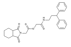 2-(1,3-diketo-3a,4,5,6,7,7a-hexahydroisoindol-2-yl)acetic Acid [2-(3,3-diphenylpropylamino)-2-keto-ethyl] Ester