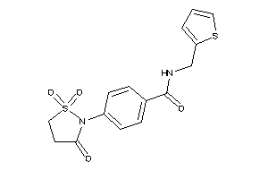 Image of N-(2-thenyl)-4-(1,1,3-triketo-1,2-thiazolidin-2-yl)benzamide