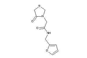 Image of N-(2-furfuryl)-2-(4-ketothiazolidin-3-yl)acetamide