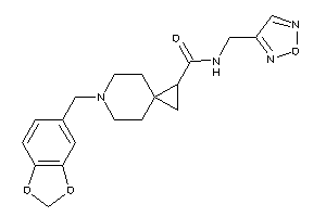 N-(furazan-3-ylmethyl)-6-piperonyl-6-azaspiro[2.5]octane-2-carboxamide