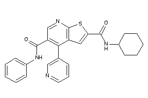 N-cyclohexyl-N'-phenyl-4-(3-pyridyl)thieno[2,3-b]pyridine-2,5-dicarboxamide