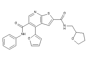 4-(2-furyl)-N'-phenyl-N-(tetrahydrofurfuryl)thieno[2,3-b]pyridine-2,5-dicarboxamide