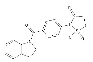 2-[4-(indoline-1-carbonyl)phenyl]-1,1-diketo-1,2-thiazolidin-3-one