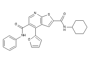 N-cyclohexyl-4-(2-furyl)-N'-phenyl-thieno[2,3-b]pyridine-2,5-dicarboxamide