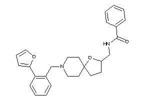 N-[[8-[2-(2-furyl)benzyl]-4-oxa-8-azaspiro[4.5]decan-3-yl]methyl]benzamide