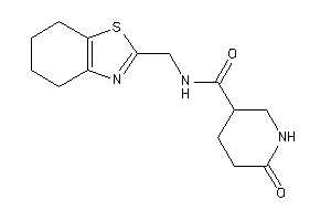 6-keto-N-(4,5,6,7-tetrahydro-1,3-benzothiazol-2-ylmethyl)nipecotamide